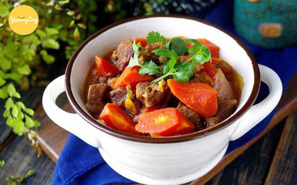 Bò hầm cà chua ngon khó cưỡng