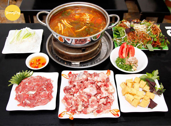 Cách nấu lẩu bò nhúng dấm siêu ngon
