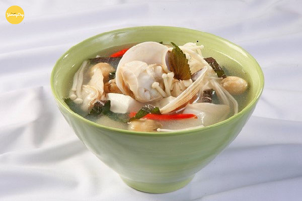 Canh ngao đậu phụ nấm kim châm ngon cực đỉnh