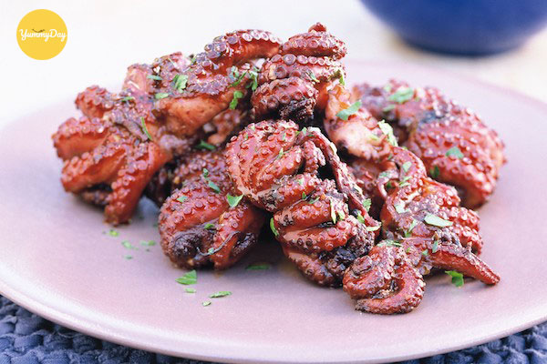 bạch tuộc chiên xù thơm ngon