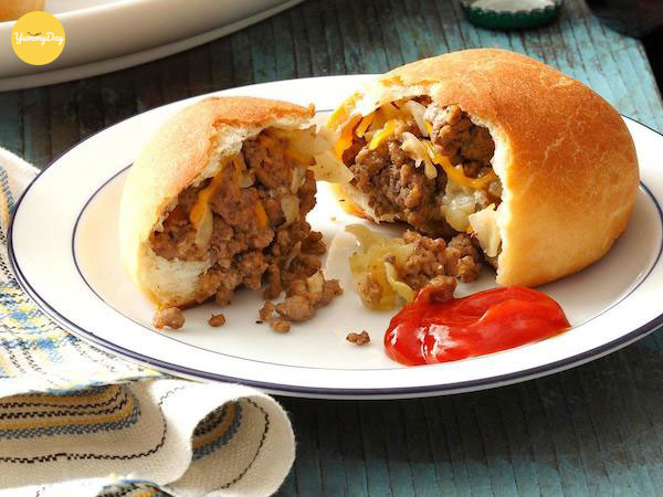 Bánh bao chiên cực thơm ngon