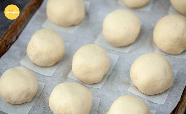 Những phần bánh đã sẵn sàng