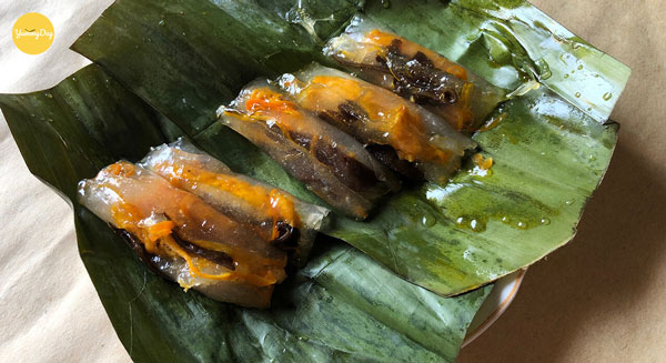 Bánh bột lọc nhân thịt mộc nhĩ ngon bá cháy