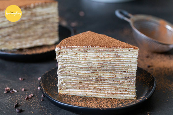 Bánh crepe tiramisu ngàn lớp