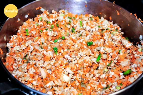 Nhân bánh đúc thơm lừng