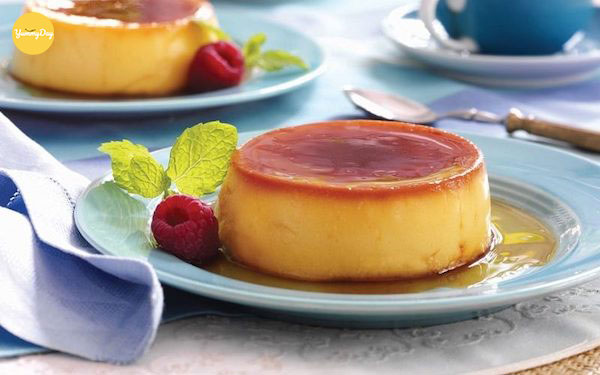 Bánh flan phô mai con bò cười béo mịn