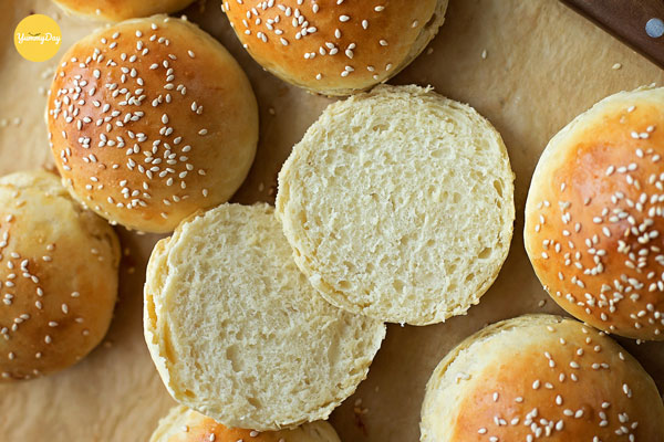 Làm vỏ bánh hamburger chất lượng xuất sắc