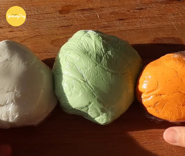 Phẩm màu các khối bột bánh ít