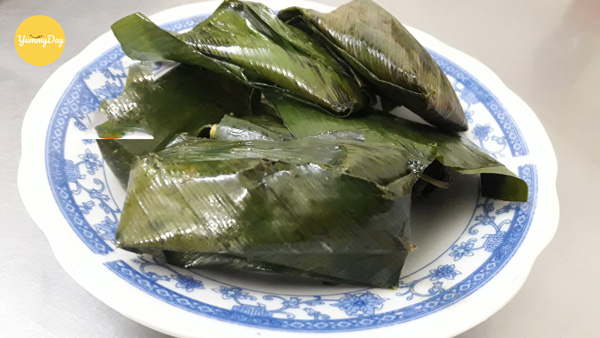 Bánh ít mặn nhân tôm thịt ngon xuất sắc