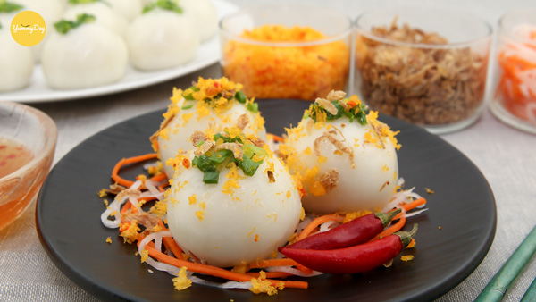 Bánh ít trân nhân tôm thịt bao ngon, bao dễ nấu