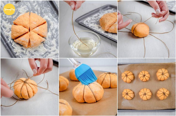 Tạo hình cho chiếc bánh mì xinh xắn