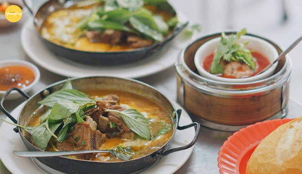 Bánh mì áp chảo sườn kho ngon xuất sắc