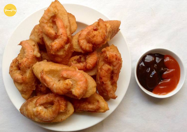 Làm bánh mì chiên tôm siêu giòn siêu đơn giản