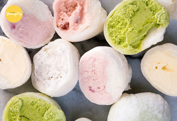 Bánh mochi thơm dẻo nhiều vị