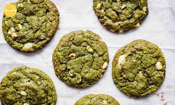 Thưởng thức món bánh quy matcha thôi nào