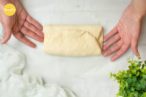 Bột đã qua nhiều lần cán và nghỉ