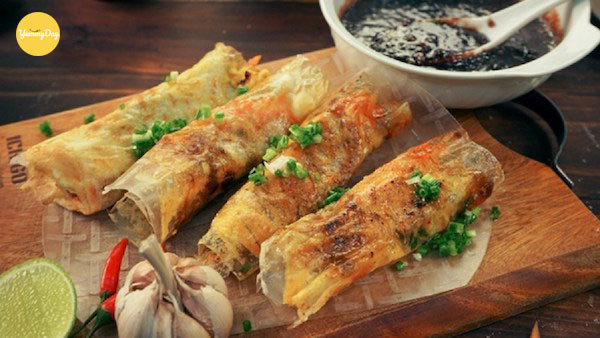 Bánh tráng mắm ruốc siêu ngon