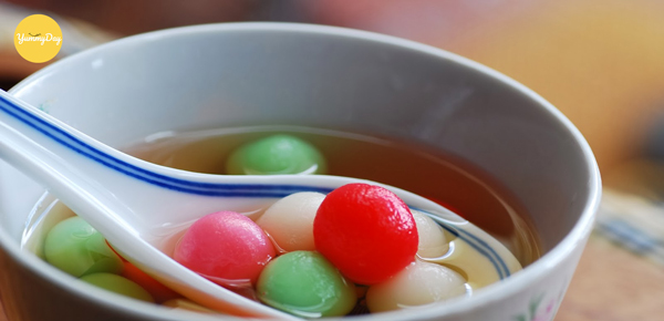 Thành phẩm món chè trôi nước siêu ngon