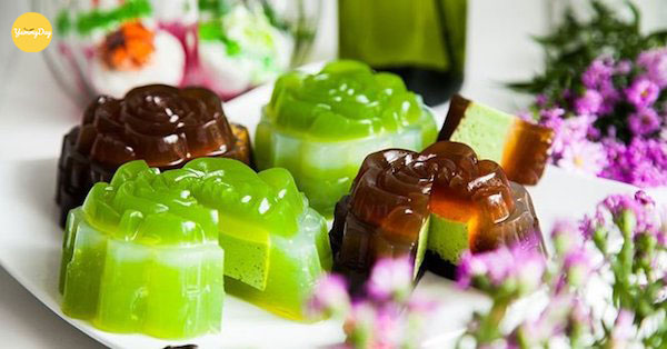 Bánh rau câu trung thu nhân flan đặc biệt