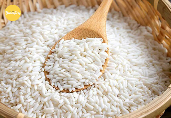 Gạo nếp là nguyên liệu không thể thiếu