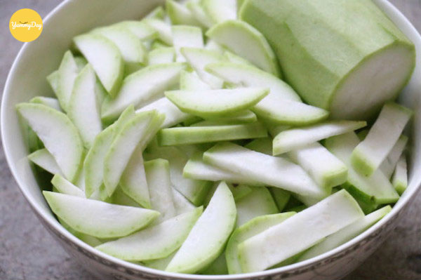 Sơ chế bầu