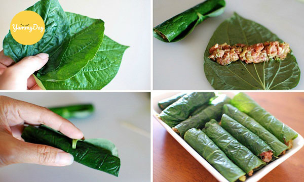 Cuốn bò với lá lốt