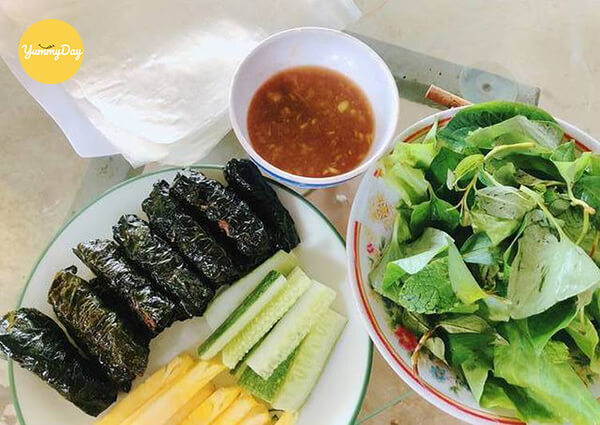 Món bò nướng lá lốt ngon