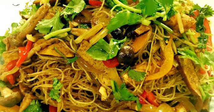 Cách làm món bún xào chay siêu ngon thực hiện cực kỳ đơn giản