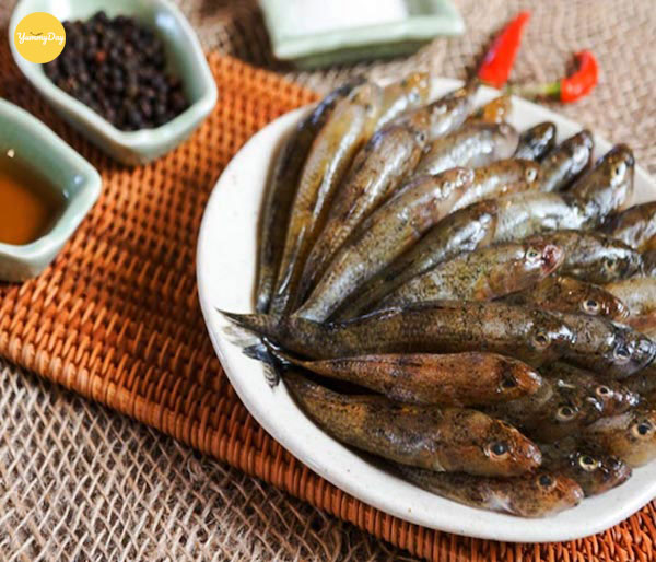 Sơ chế cá bống thật sạch