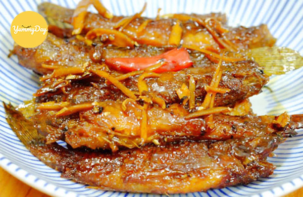 Cá bống kho gừng thơm lừng ngon cơm