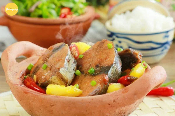 Thành phẩm món cá bông lau kho thơm ngon tuyệt
