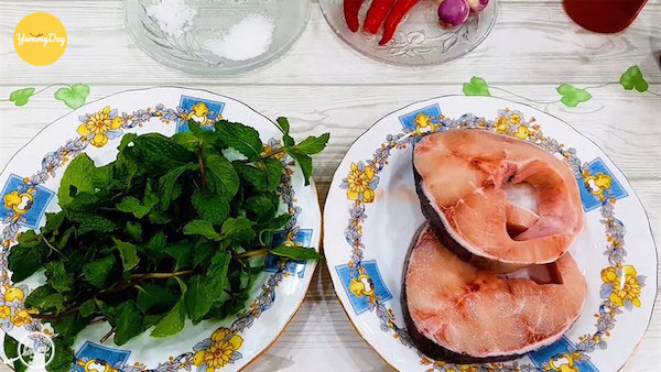 Nguyên liệu làm cá bớp nướng muối ớt