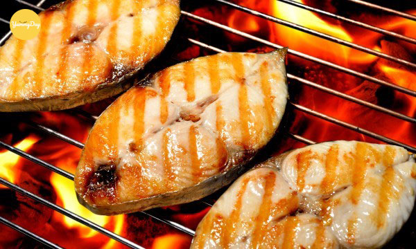 Nướng cá bớp