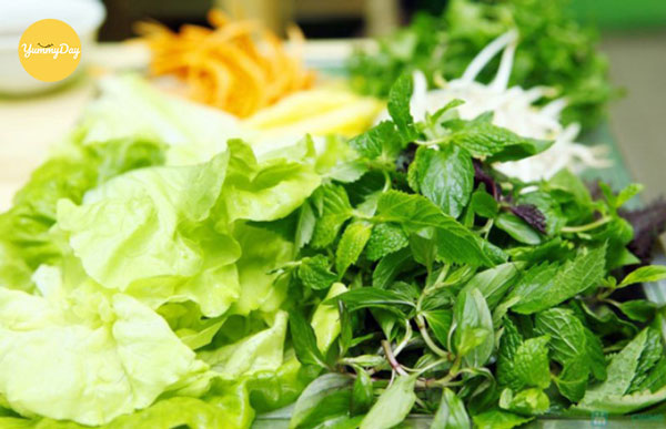 Các loại rau ăn kèm