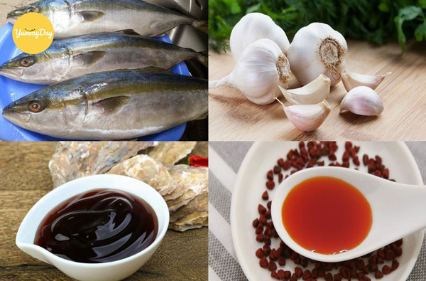 Nguyên liệu cho món cá cam nướng