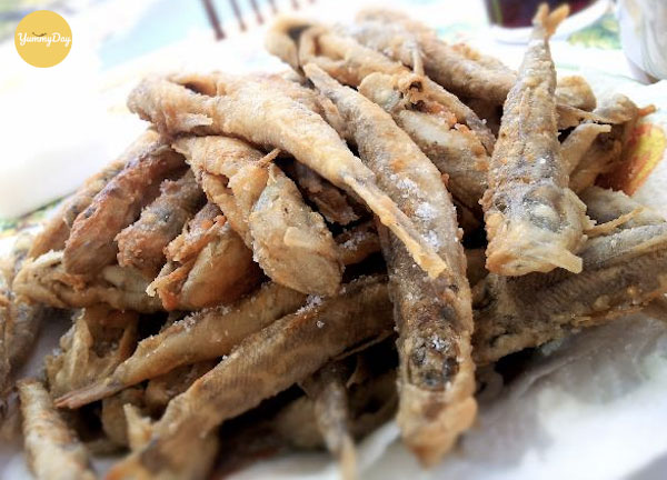 Cá chạch lăn bột chiên giòn
