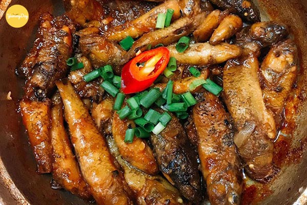Cá chạch kho tiêu