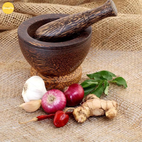 Ớt, sả, hành, gừng, tỏi