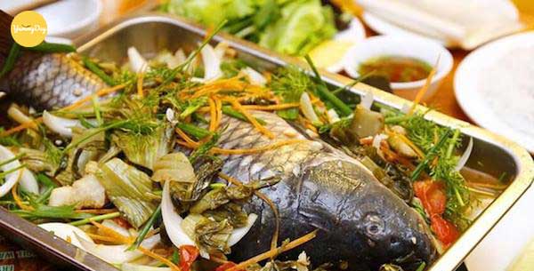 Món cá chép hấp bia đơn giản