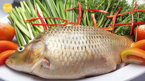 Một số nguyên liệu làm món cá chép hấp bia
