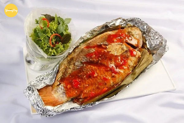 Cá dìa nướng muối ớt