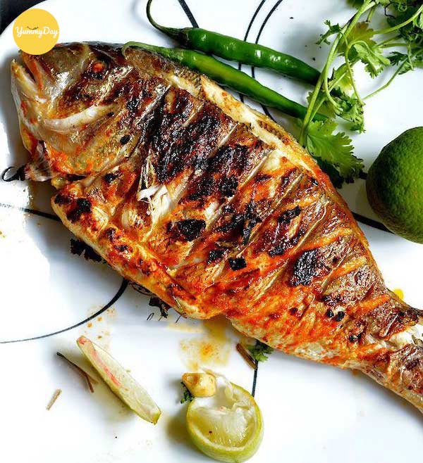 Món cá dìa nướng đậm đà lạ miệng