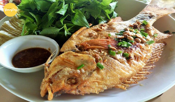 Cá diêu hồng chiên xù vô cùng thơm ngon