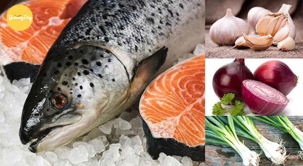 Nguyên liệu cần chuẩn bị làm cá hồi kho tộ
