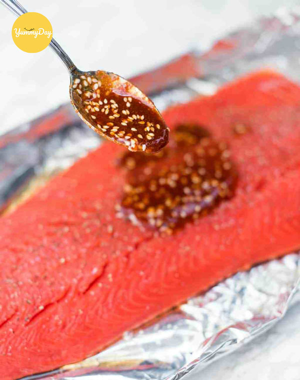 Ướp cá hồi đậm đà