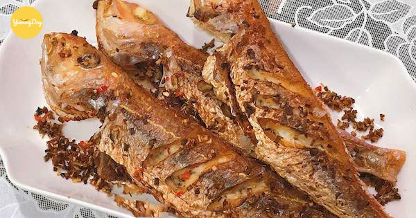 Công thức làm món cá hường chiên sả ớt cũng vô cùng đơn giản