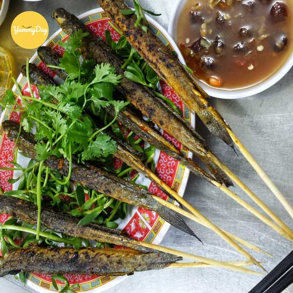 Cá kèo nướng muối ớt