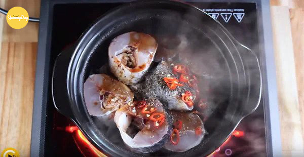 Kho cá đến khi nước cạn lại