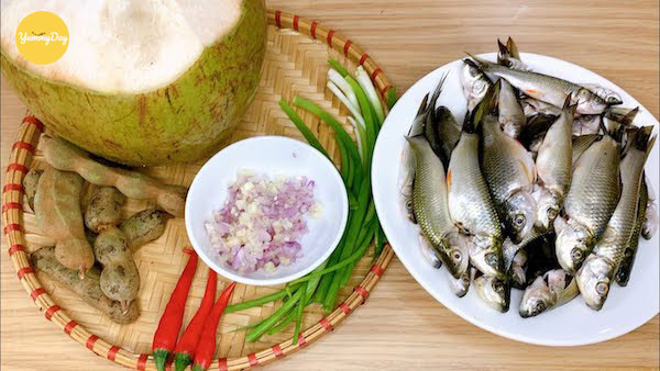 Nguyên liệu cần có cho món cá linh kho me