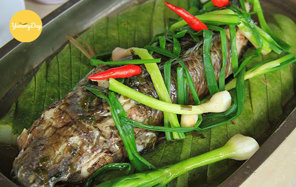 Cách làm món cá lóc hấp bầu